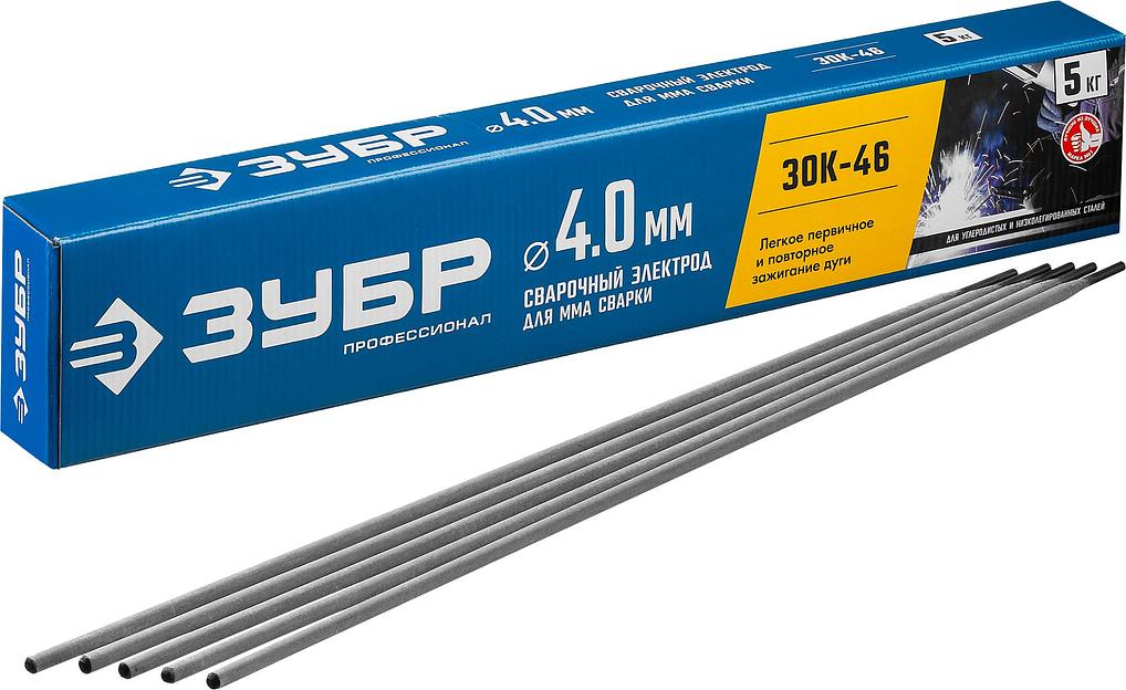 Электроды Зубр Профессионал D4мм L450мм 5000гр (40035-4.0) фото 1