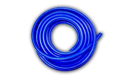 Силиконовый армированный шланг (рукав) д 06 синий силикон фото 1