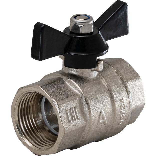 Кран шаровой полнопроходной 3/4' ВН бабочка фото 2