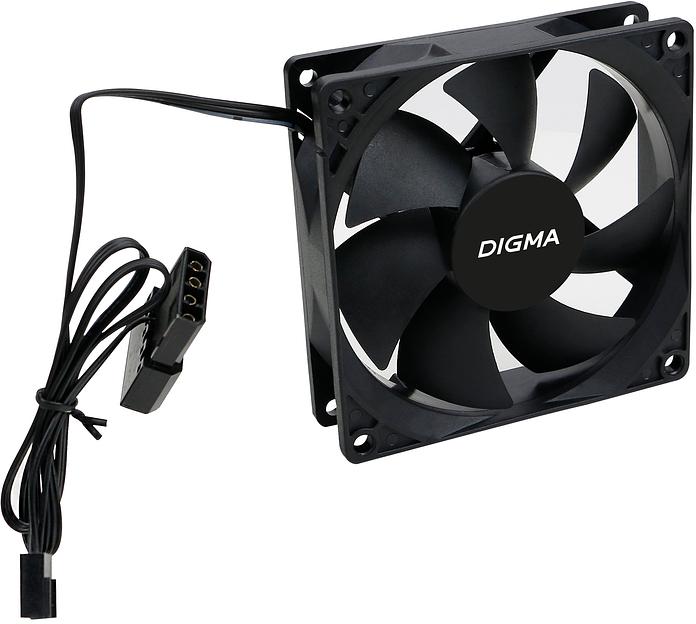 Вентилятор Digma DFAN-90 3-pin 4-pin (Molex)21dB 95gr Bulk фото 5
