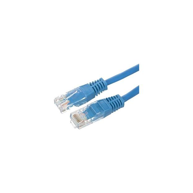 Патч-корд NTSS NTSS-PC-UTP-RJ45-5e-0.3-LSZH-BU, вилка RJ-45, вилка RJ-45, кат.5E, LSZH, 0.3м, синий фото 1