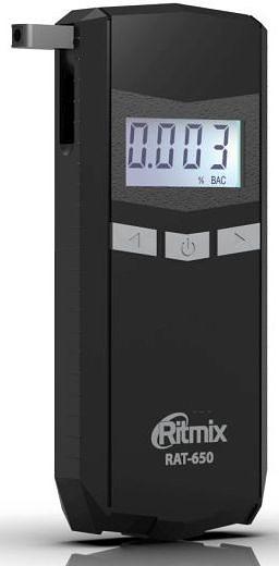 Алкотестер Ritmix RAT-650 электрохимический черный фото 5