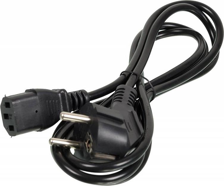 Кабель Ningbo RAN23-1000 Евровилка IEC C13 1.8м черный фото 1