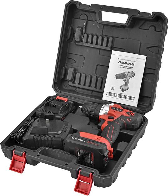 Дрель-шуруповерт акк. ПАРМА ДША-02А-2021/2Li [02.021.00011] { б/щет.21В, 2,0Ач, 2акк.(8шт/кор) } фото 5