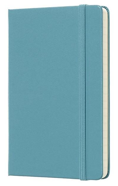 Блокнот Moleskine CLASSIC MM710B35 Pocket 90x140мм 192стр. линейка твердая обложка голубой фото 2