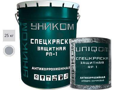 Защитная спецэмаль RP-1, тара 25 кг, цвет серый фото 1