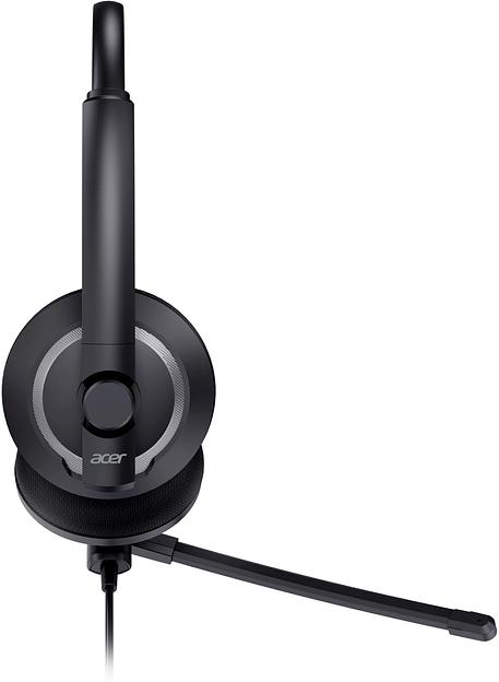 Наушники с микрофоном Acer OHW307 черный 1.8м накладные оголовье (ZL.HDSEE.002) фото 4