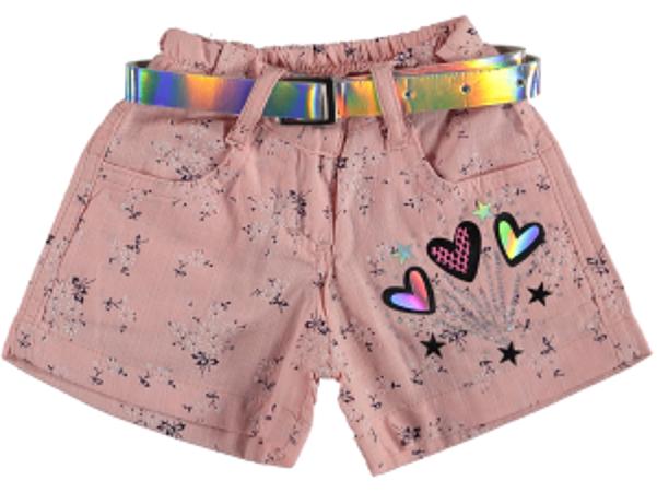 Шорты детские на девочку 7-11 лет, арт.375273 ОПТ фото 4