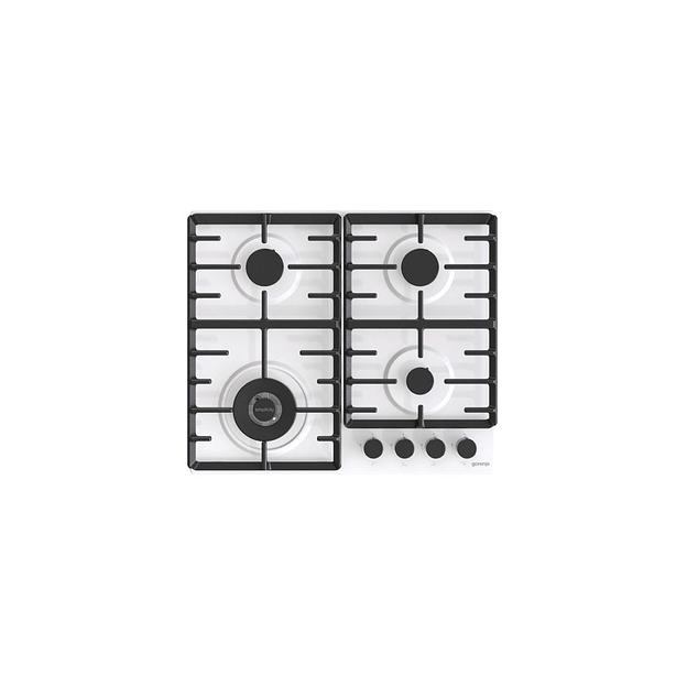 Газовая варочная панель Gorenje GW642SYW, 4 конфорки, эмалированная сталь, белый фото 1