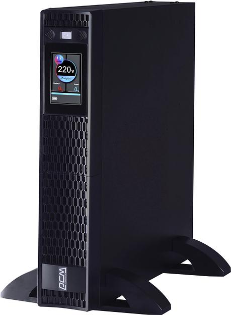 Источник бесперебойного питания Powercom Next, On-Line, 3000VA/3000W, Rack/Tower, 8*IEC320-C13 + 2*C19, LCD, Serial+USB, SmartSlot, подкл. доп. Батарей (2027233) фото 1