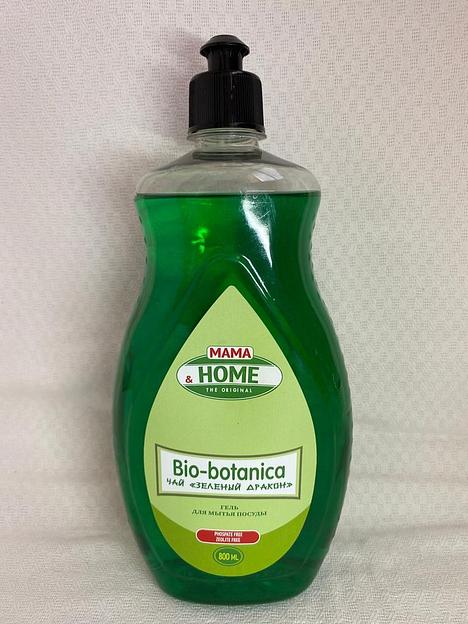 Гель для мытья посуды Mama&Home чай зелёный дракон, 0,8 л фото 1