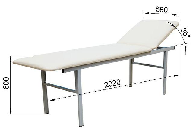 Кушетка процедурная серия «ЭКО» Э-002-ПК фото 2