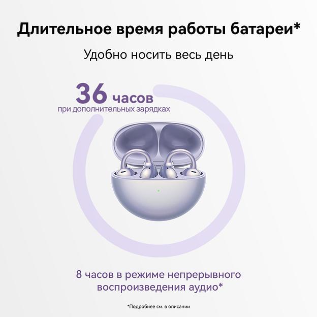 Наушники Huawei FreeClip T0017 Purple фото 4
