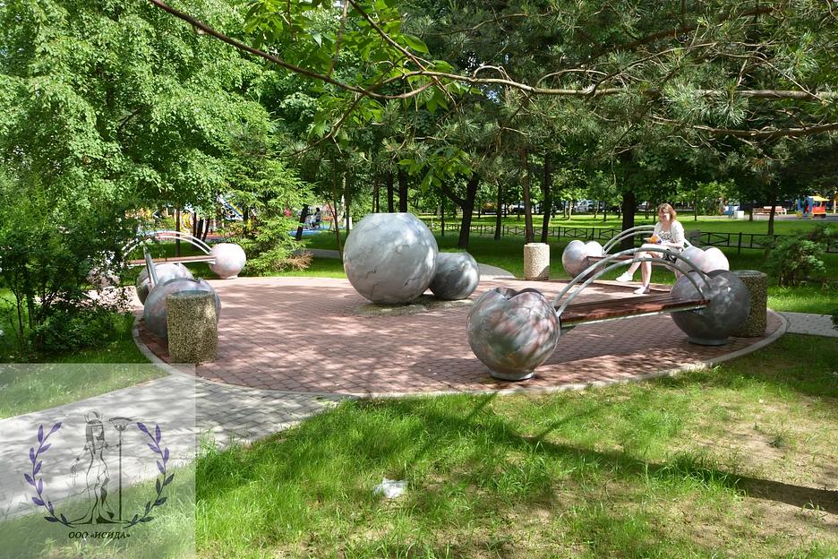 Фигура из стеклопластика «Урна шар-галька» фото 3