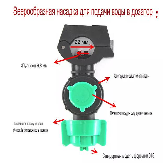 Корпус распылителя под трубу 22 мм ОПТ  фото 3