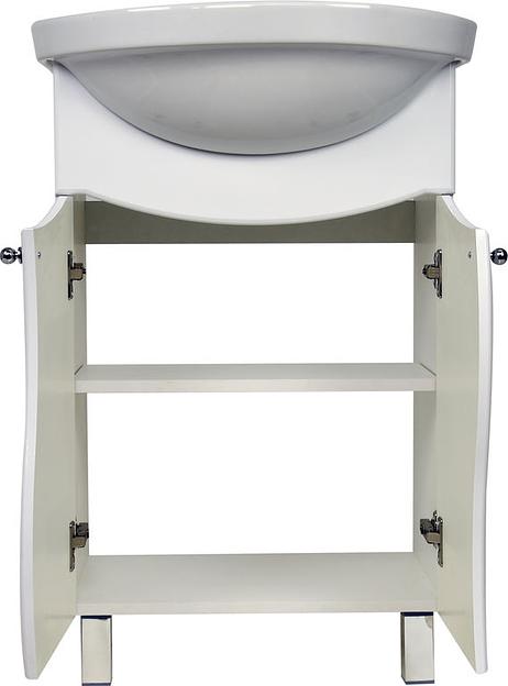 Тумба Лилия 58 DORATIZ 9911.014, напольная, белая, под умывальник Интакт фото 3