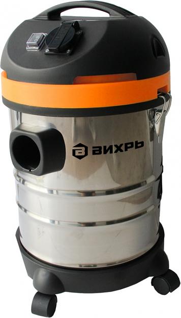 Строительный пылесос Вихрь СП-1500/30 1500Вт (уборка: сухая/влажная) серый фото 1