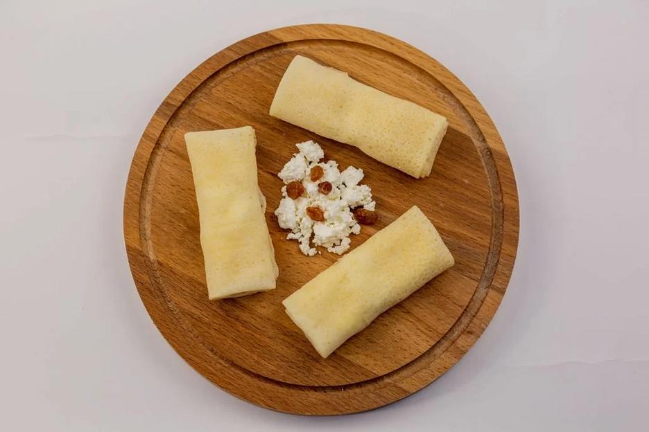 Блинчики с творогом и изюмом опт фото 1