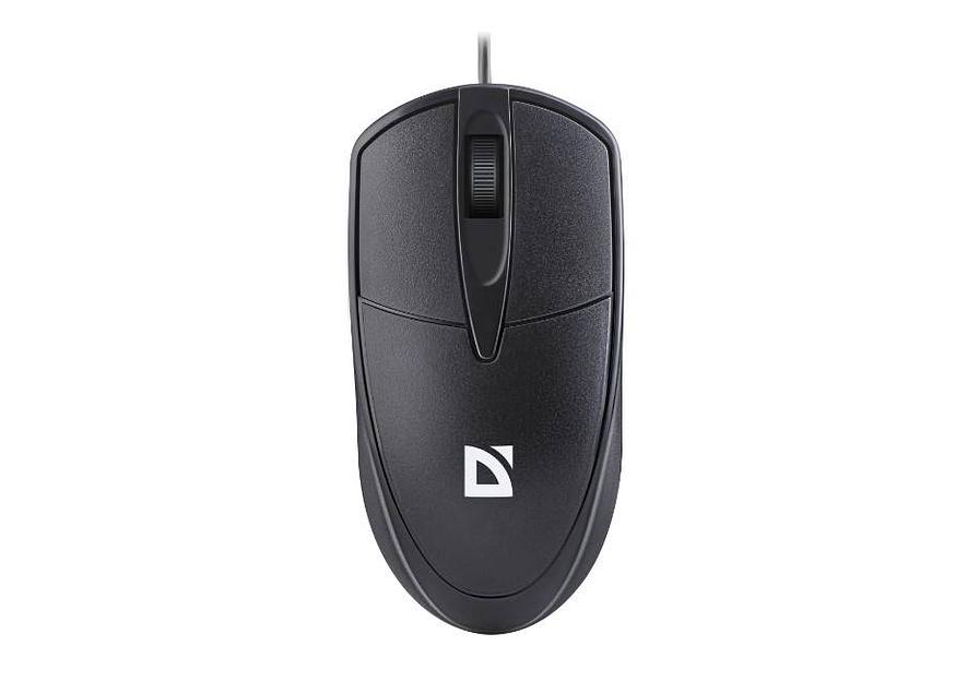 Defender Проводная оптическая мышь Trace MB-989, 3D,1,2м,1000dpi, чёрный. 5 фото 1