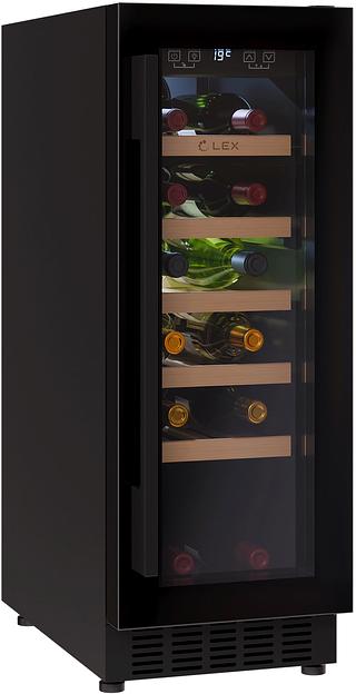 Винный шкаф Lex LWD3020BL 1-нокамерн. черный фото 2
