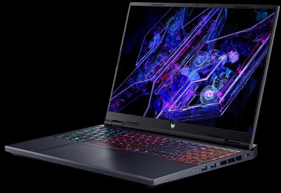 Ноутбук/ ACER Predator Helios 16 PH16-72-921Y 16"(2560x1600 (матовый) IPS)/Intel Core i9 14900HX(2.39Ghz)/32768Mb/2TbPCISSDGb/noDVD/Ext:nVidia GeForce RTX4070(8192Mb)/Cam/BT/WiFi/65WHr/war 1y/2.4kg/Black/NoOS фото 3