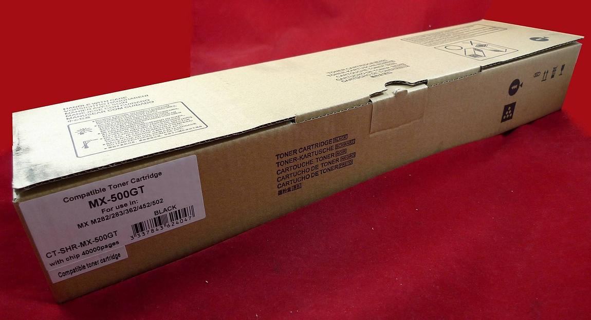 Тонер-картридж Sharp MX-M282/283/362/363/452/453/502/503 (MX-500GT) 40K (туба 1000г) ELP Imaging® фото 1