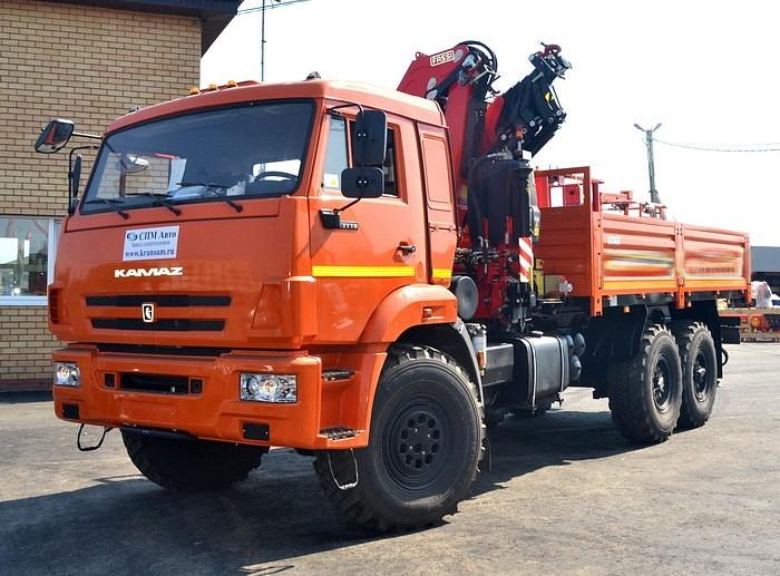 Бортовой автомобиль КАМАЗ 65117 с КМУ Fassi F215A.0.22 (СПМ 732407) фото 1