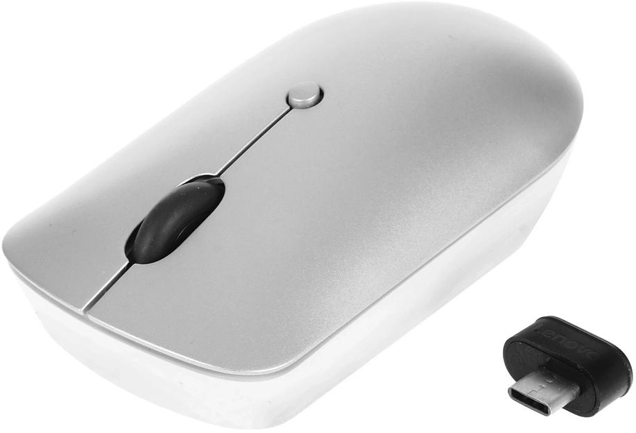 Мышь Lenovo 540 USB-C Wireless Compact светло-серый оптическая 2400dpi беспров. BT/Radio USB (GY51D20869) фото 6