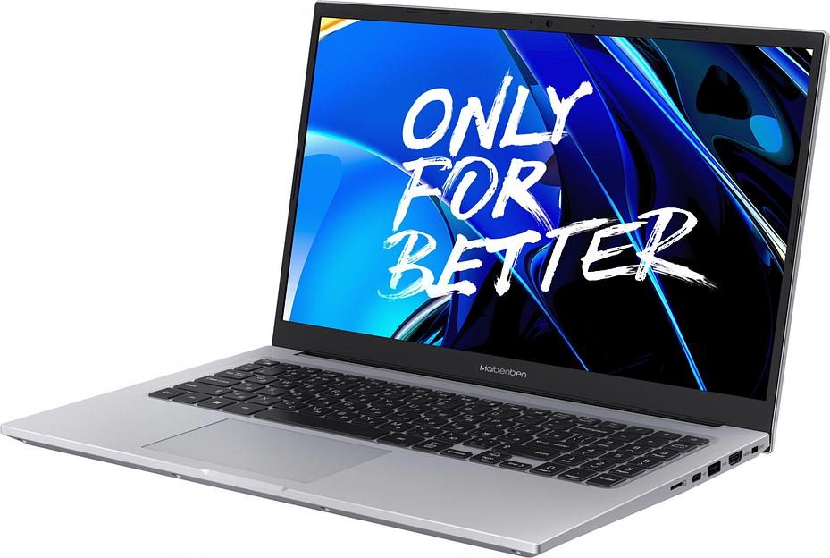 Ноутбук Maibenben M557 Ryzen 7 5825U 16Gb SSD512Gb AMD Radeon 15.6" IPS FHD (1920x1080) Linux silver WiFi BT Cam 4278mAh (M5571SF0LSRE1) фото 4
