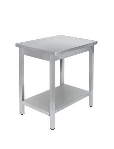 Стол универсальный Luxstahl СПУ-8/6 со сплошной полкой нерж фото 8