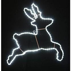 NEON-NIGHT (501-326) Фигура светодиодная SL-108-LED "Бегущий олень" {белый, размер 87*84 см } фото 1