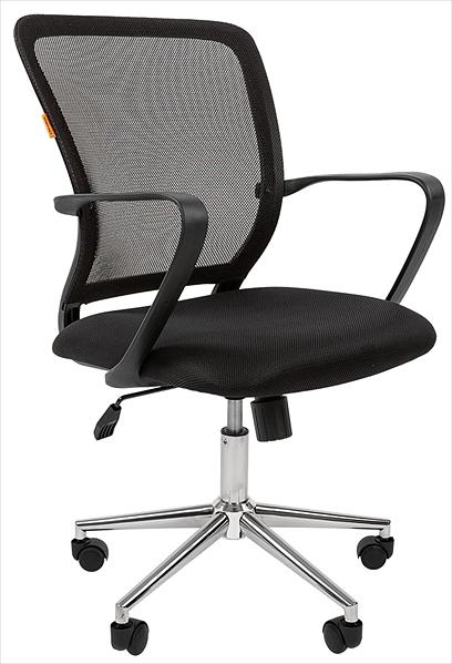 Офисное кресло Chairman 698 Россия TW-01 черный хром new (7077478) фото 1