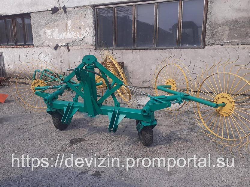 Грабли – ворошилки 4 колесные прицепные фото 1