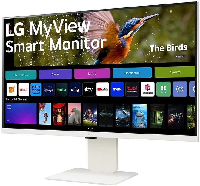 МОНИТОР 32" LG 32SR85U-W WHITE (IPS, 3840x2160, 5 ms, 178°/178°, 400 cd/m, 3000:1, +2хHDMI, +3xUSB Type-C, +MM, +WebCAM) фото 4