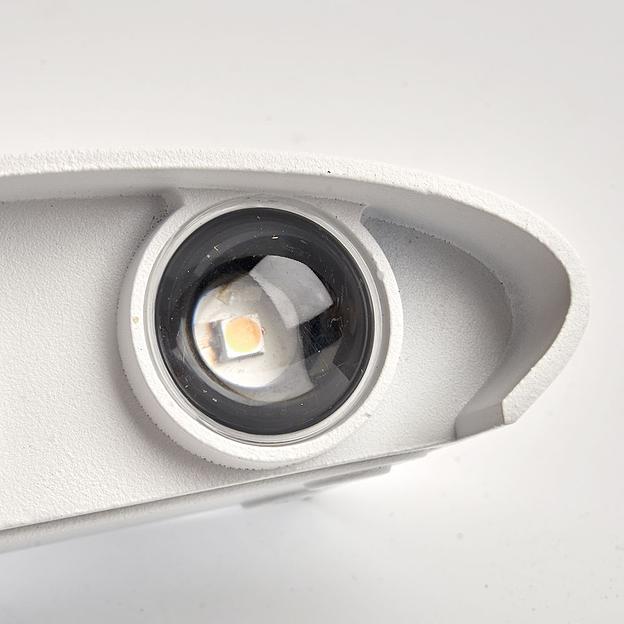 Светильник светодиодный уличный ДБУ-6х1w вверх/вниз 4000K IP54 белый фото 2