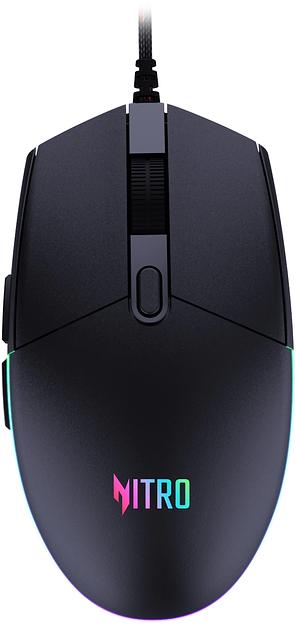 Мышь Acer Nitro OMW400 черный оптическая 6400dpi USB (ZL.MCEEE.02U) фото 1