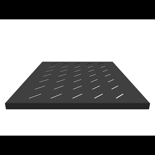 Полка стационарная для шкафов глубиной 800мм, (глубина полки 550мм) распределенная нагрузка 20кг, цвет-черный (SNR-SHELF-08055-20B) фото 2