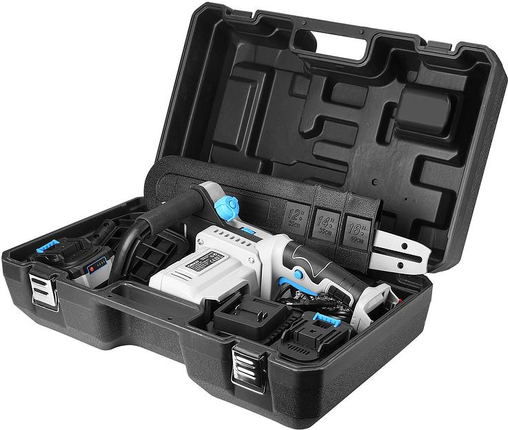 Электрическая цепная пила Deko DKCHS 40 PRO дл.шины:16" (40cm) 4Ач ЗУ (063-4357) фото 6