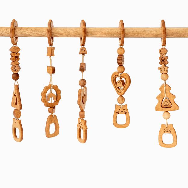 Деревянный тренажер монтессори из бука, Опт фото 3