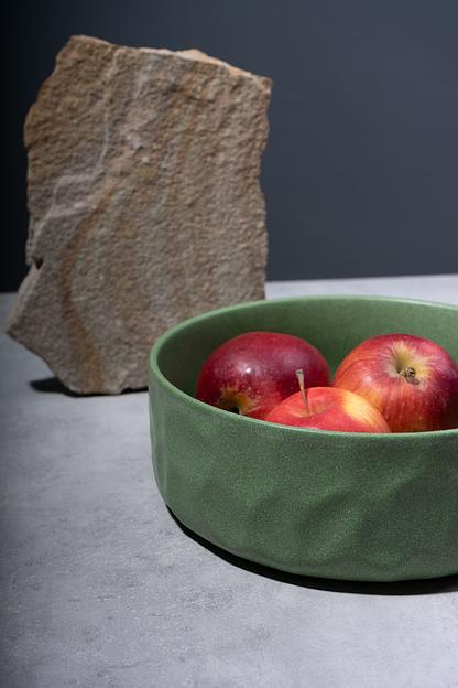 Салатник матовый Billibarri «Old Clay» 20 см, зелёный ОПТ фото 3