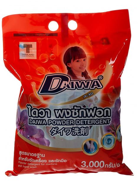 Порошок стиральный Daiwa, для любого типа белья, 3 кг фото 1