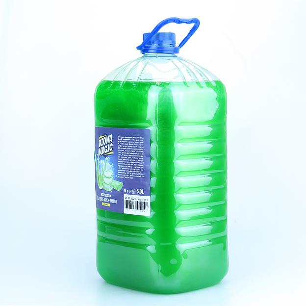 DIONA MAGIC жидкое крем-мыло Алоэ Вера ПЭТ 5л фото 3