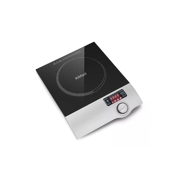 Индукционная плитка  Kitfort  КТ-108  Черный  Серебристый фото 1