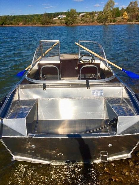 Алюминиевый катер Тактика 390 DC, 390*150*75 см фото 9