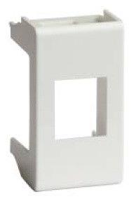 Адаптер для информационных разъемов AVAYA-SYSTIMAX, «Viva»,1 мод., белый фото 1