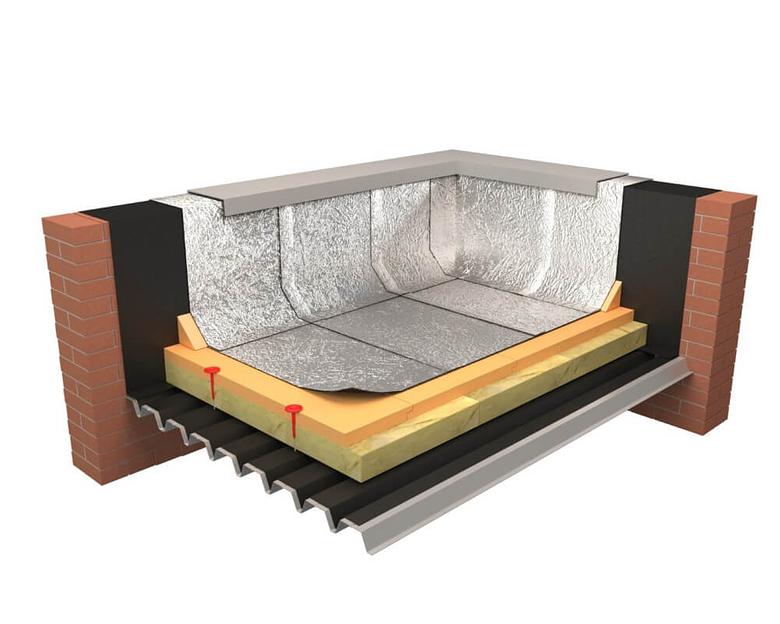 Самоклеящийся рулонный гидроизоляционный материал Ризолин Паробарьер ФС-1.0 фото 8