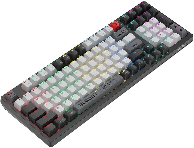 Клавиатура A4Tech Bloody WS98 механическая черный/серый USB for gamer LED (WS98) фото 3