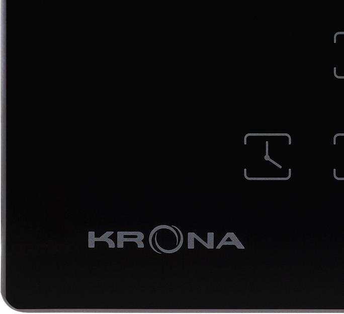 Индукционная варочная поверхность Krona Erde 30 BL 2BFTS черный фото 6