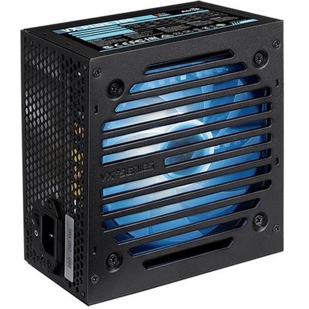 Блок питания Aerocool VX Plus 500 RGB 500W, ATX v2.3, RGB Fan 12cm, 500mm cable, Retail (VX PLUS 500 RGB) фото 1