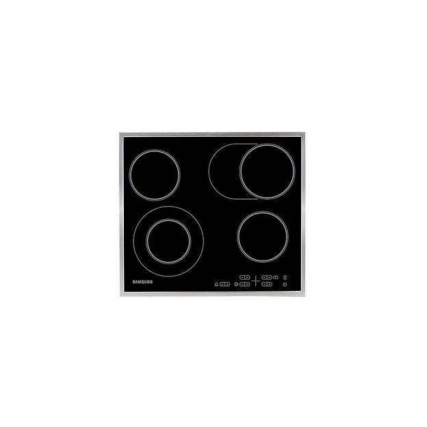 Электрическая варочная поверхность Samsung NZ64T3516CK/WT, конфорок: 4 шт., независимая, черный фото 1